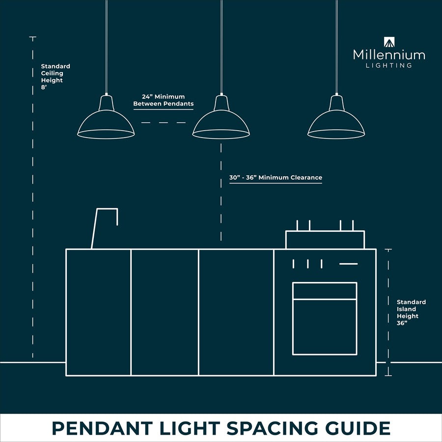 Millennium Lighting Annos 1Lt Pendant, White/Modern Gold