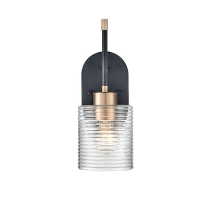 Millennium Lighting Renitta 1Lt Wall Sconce, Black/Modern Gold - 9411-MB-MG