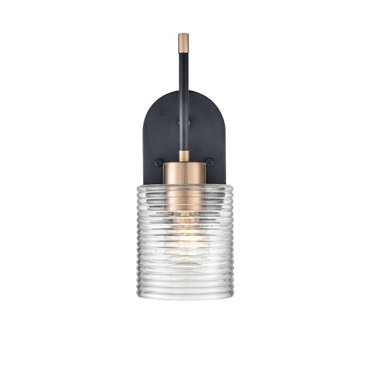 Millennium Lighting Renitta 1Lt Wall Sconce, Black/Modern Gold - 9411-MB-MG