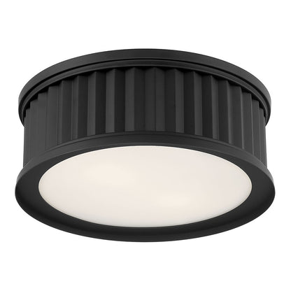 Millennium Lighting Corvella 2 Light Flush Mount, Matte Black - 9502-MB