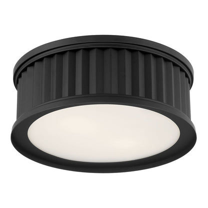 Millennium Lighting Corvella 2 Light Flush Mount, Matte Black