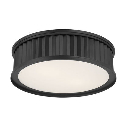Millennium Lighting Corvella 3 Light Flush Mount, Matte Black