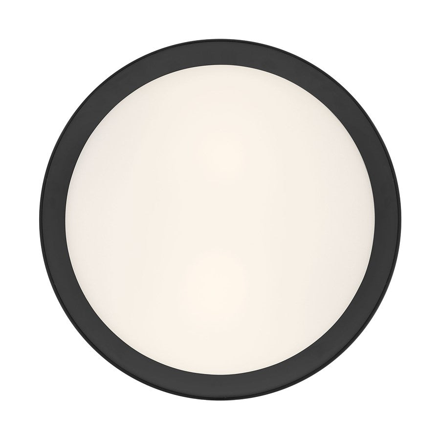 Millennium Lighting Corvella 3 Light Flush Mount, Matte Black