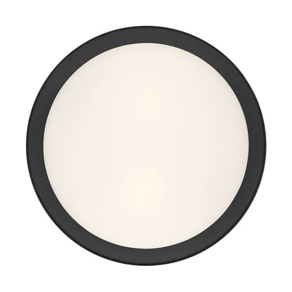 Millennium Lighting Corvella 3 Light Flush Mount, Matte Black