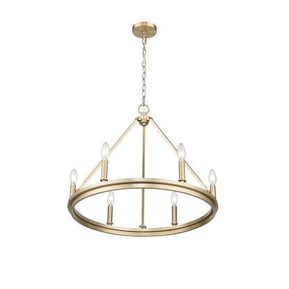 Millennium Lighting Carruth 6Lt Chandelier, Modern Gold