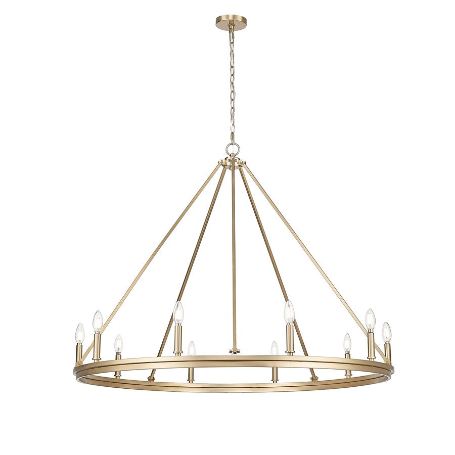Millennium Lighting Carruth 1Lt Chandelier, Modern Gold