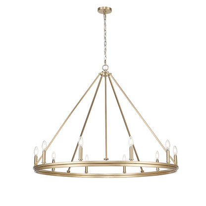 Millennium Lighting Carruth 1Lt Chandelier, Modern Gold
