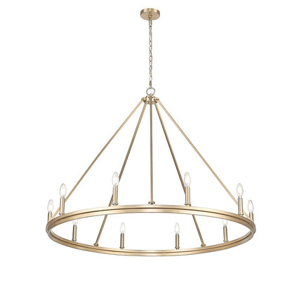 Millennium Lighting Carruth 1Lt Chandelier, Modern Gold