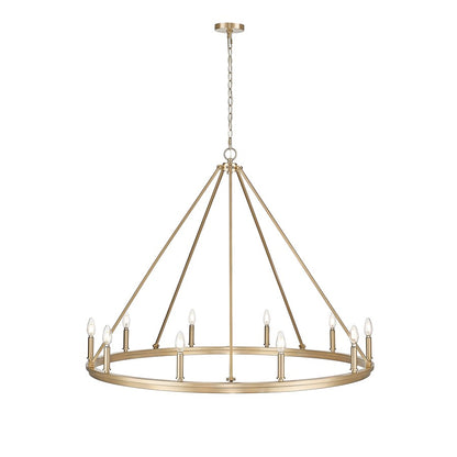 Millennium Lighting Carruth 1Lt Chandelier, Modern Gold