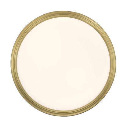 Millennium Lighting Velune 2 Light Flush Mount, Vintage Brass