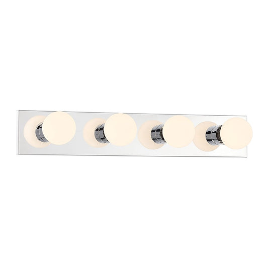 Millennium Lighting Bellisse 4Lt Bathroom VanityLt Bar, Chrome - 96104-CH