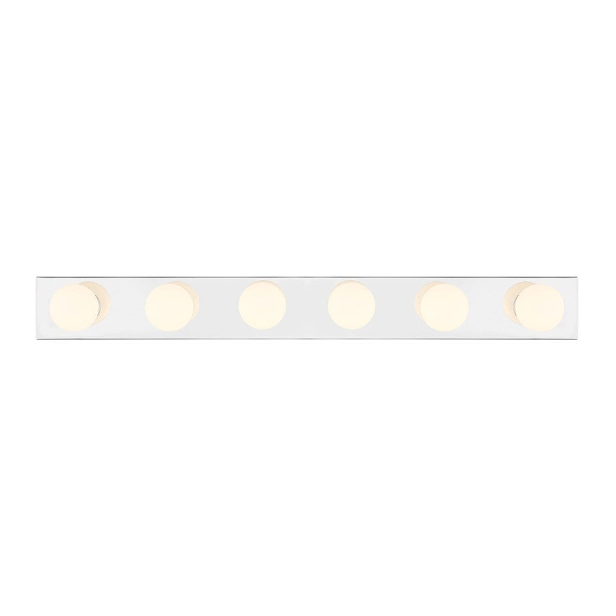Millennium Lighting Bellisse 6Lt Bathroom VanityLt Bar, Chrome
