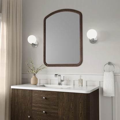 Millennium Lighting Ardeva 1Lt Wall Sconce, Chrome/Shiny Opal