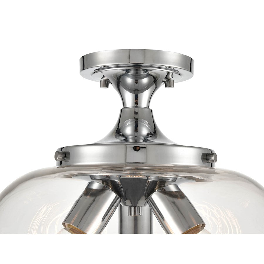Millennium Lighting Ashford 3 Light Semi-Flush Mount