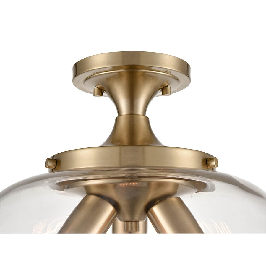 Millennium Lighting Ashford 3 Light Semi-Flush Mount