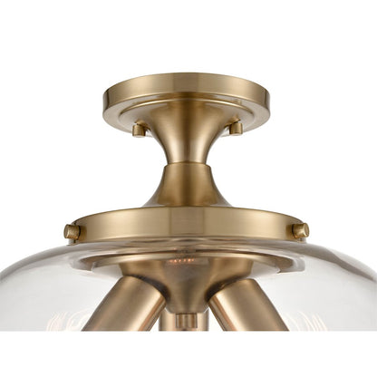 Millennium Lighting Ashford 3 Light Semi-Flush Mount