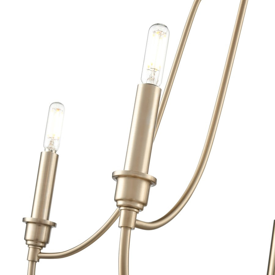 Millennium Lighting Senoia 5Lt 25" Chandelier, Modern Gold