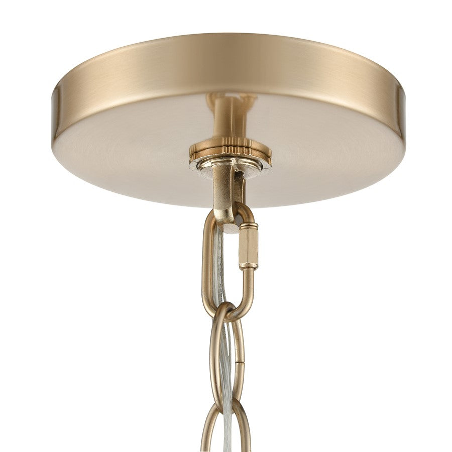 Millennium Lighting Senoia 5Lt 25" Chandelier, Modern Gold