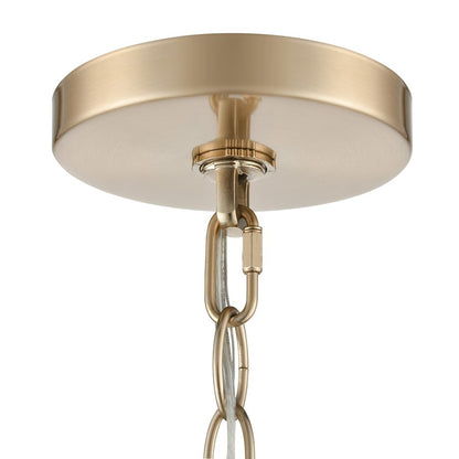 Millennium Lighting Senoia 5Lt 25" Chandelier, Modern Gold