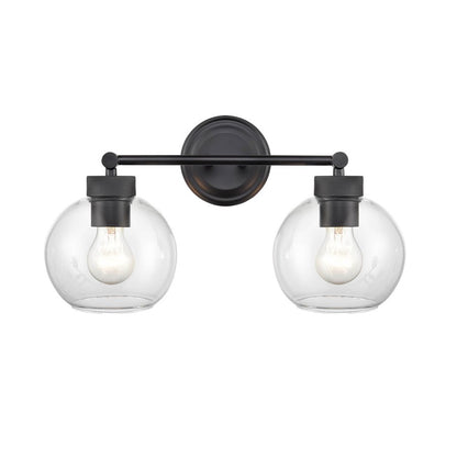 Millennium Lighting Jonatan 2Lt Vanity, Black - 99102-MB