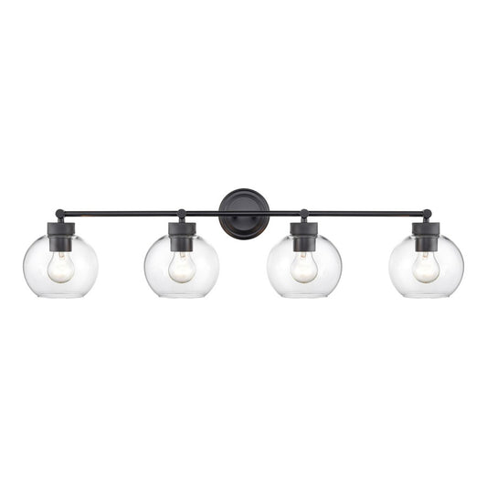 Millennium Lighting Jonatan 4Lt Vanity, Black - 99104-MB