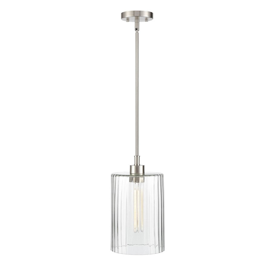Millennium Lighting Chastine 1Lt Pendant, Brushed Nickel