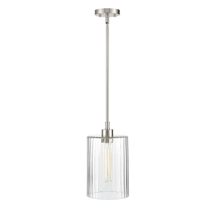 Millennium Lighting Chastine 1Lt Pendant, Brushed Nickel