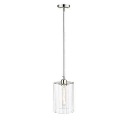 Millennium Lighting Chastine 1Lt Pendant, Polished Nickel