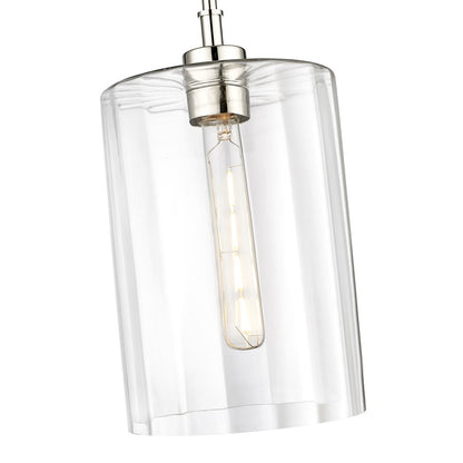 Millennium Lighting Chastine 1Lt Pendant, Polished Nickel