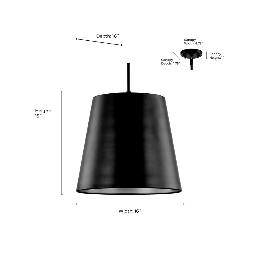 Millennium Lighting Allson 3Lt Pendant, White