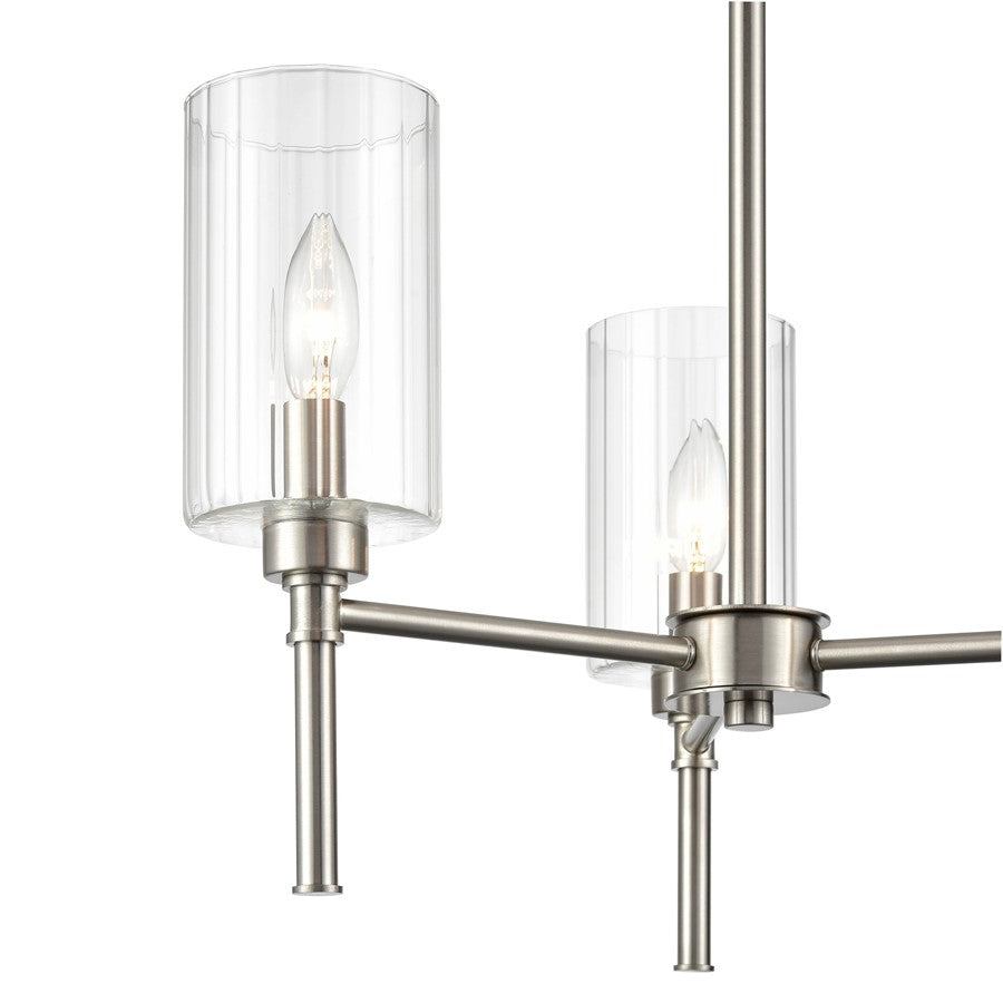 Millennium Lighting Chastine 3Lt Chandelier, Brushed Nickel