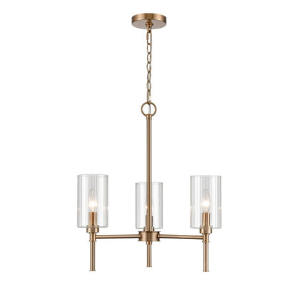 Millennium Lighting Chastine 3Lt Chandelier, Modern Gold - 9913-MG