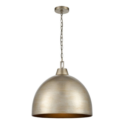 Millennium Lighting Arrco 3Lt Pendant, Antique Silver Leaf