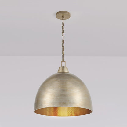 Millennium Lighting Arrco 3Lt Pendant, Antique Silver Leaf