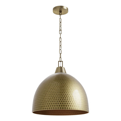 Millennium Lighting Arrco 3Lt Pendant, Aged Brass - 99205-AGBR