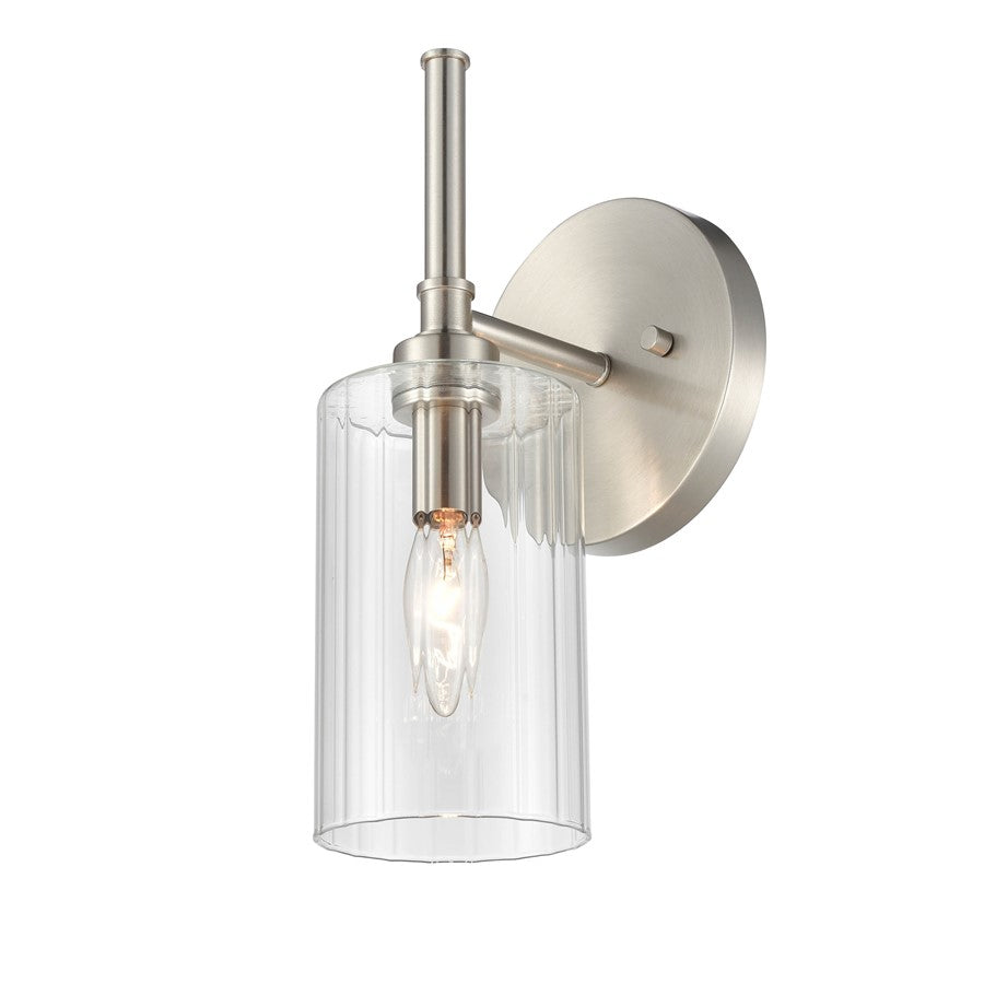 Millennium Lighting Chastine 1Lt Wall Sconce, Brushed Nickel