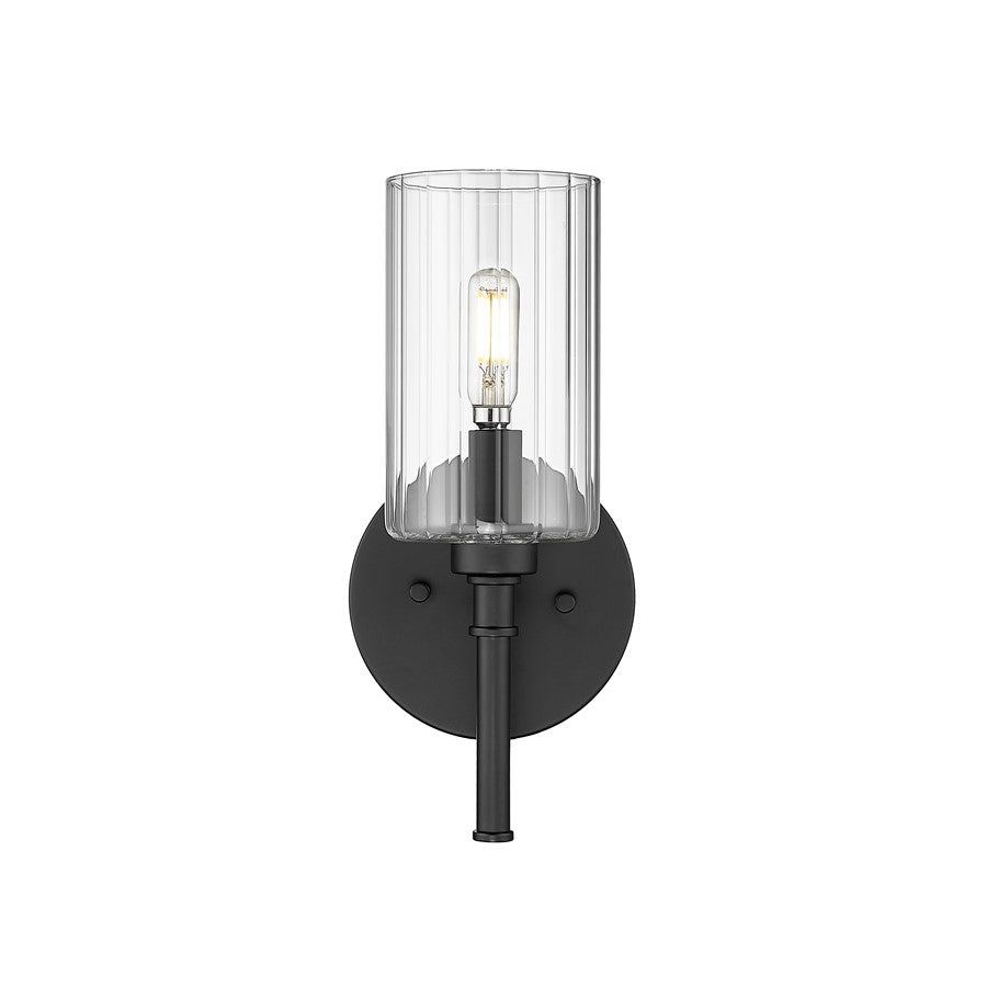 Millennium Lighting Chastine 1Lt Wall Sconce, Black - 9921-MB