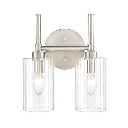 Millennium Lighting Chastine 2Lt Vanity, Brushed Nickel - 9922-BN