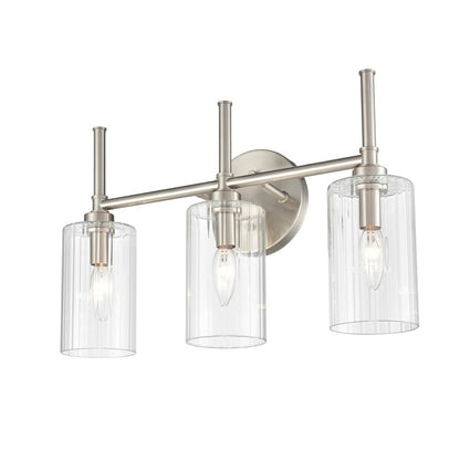 Millennium Lighting Chastine 3Lt Vanity, Brushed Nickel - 9923-BN