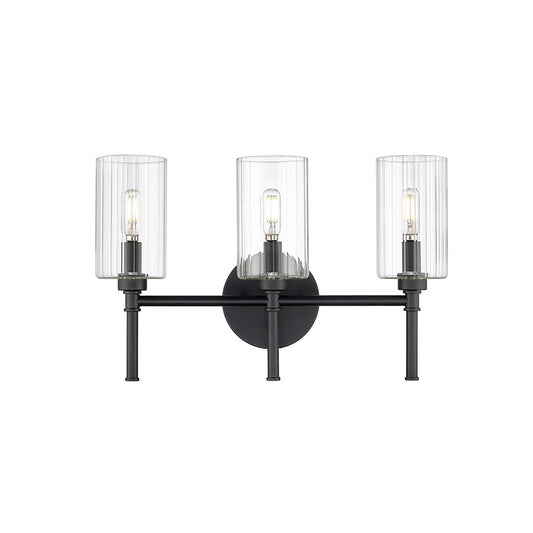 Millennium Lighting Chastine 3Lt Vanity, Black - 9923-MB
