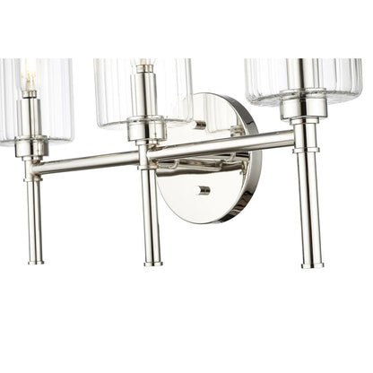 Millennium Lighting Chastine 3Lt Vanity, Polished Nickel