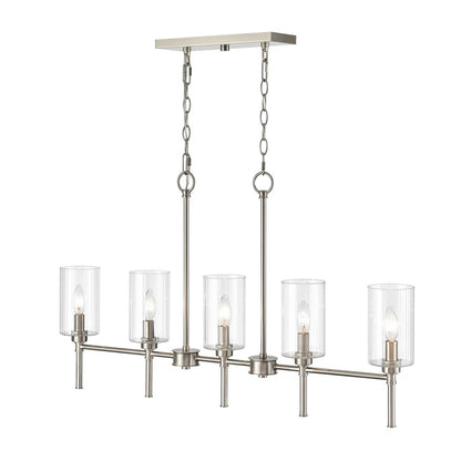 Millennium Lighting Chastine 5Lt 36" Chandelier, Modern Gold