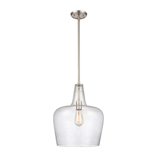 Millennium Lighting Puckette 1Lt Pendant, Brushed Nickel - 99401-BN