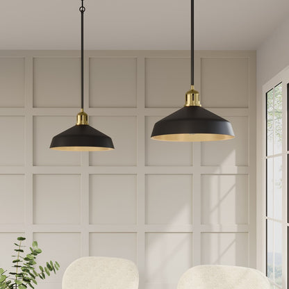 Millennium Lighting Axlen 1 Light Pendant, Matte Black