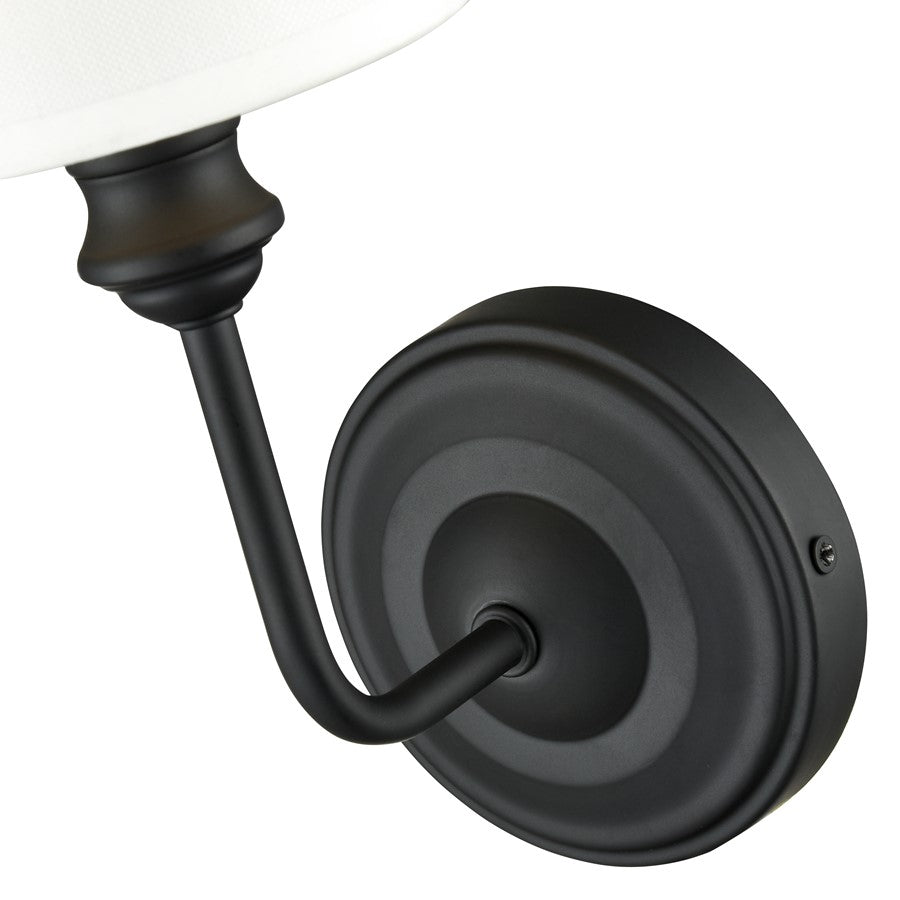 Millennium Lighting Leena 1Lt Wall Sconce, Black