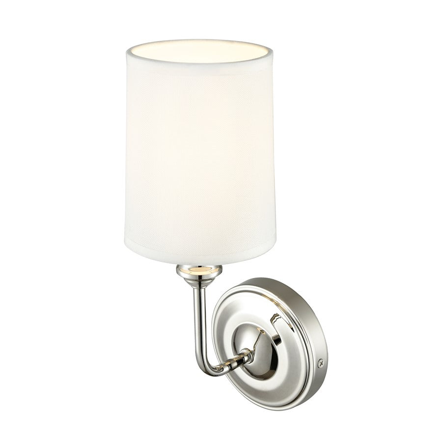 Millennium Lighting Leena 1Lt Wall Sconce, Polished Nickel