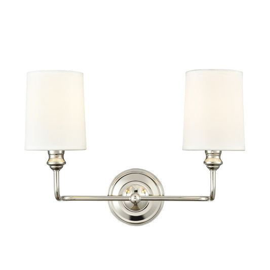 Millennium Lighting Leena 2Lt Vanity, Polished Nickel - 99802-PN