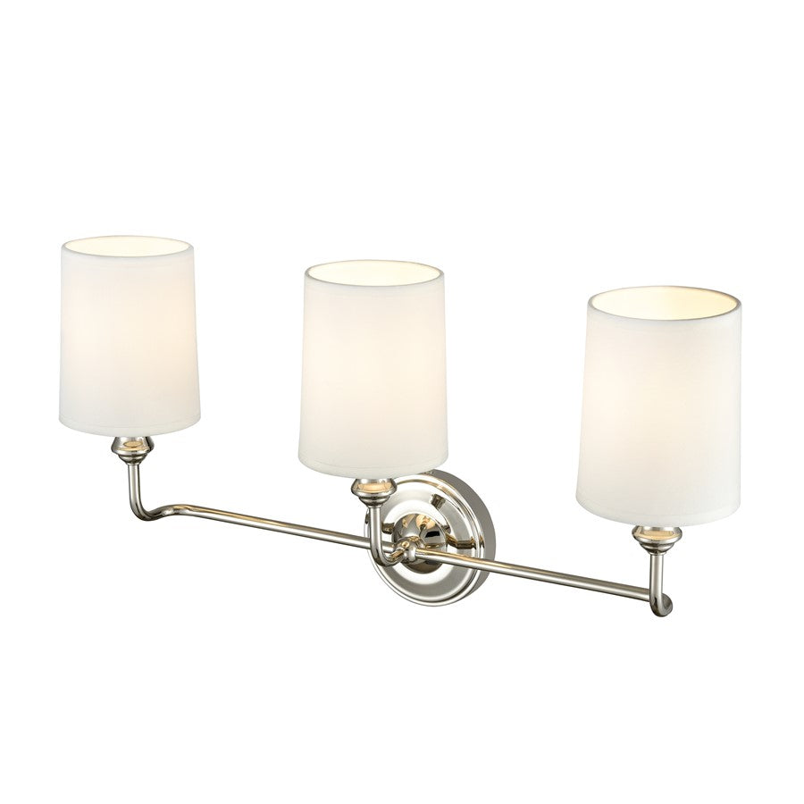Millennium Lighting Leena 3Lt Vanity, Polished Nickel