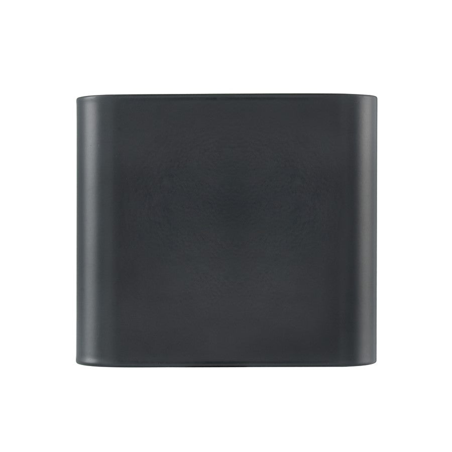 Millennium Lighting Outdoor 5" Wall Sconce, Black/Acrylic