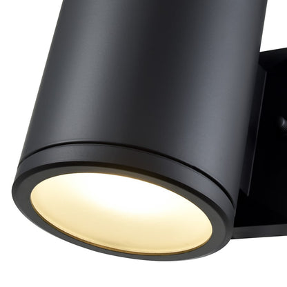 Millennium Lighting Vegas LED 7" Outdoor Wall Sconce, Black